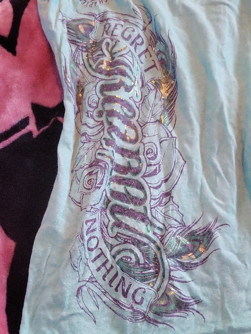 Y2k Tanktop With Reflective Writing - Picture 2 of 7